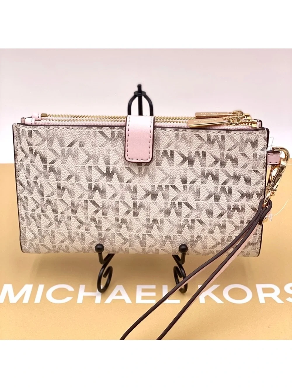Michael Kors Double Zip Wallet Wristlet